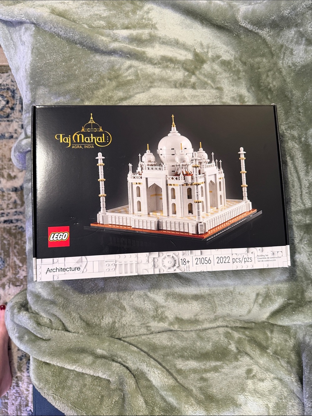 LEGO Taj Mahal Architecture Set - White with Gold Accents FACTORY SEALED!
